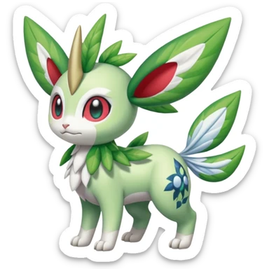 Meloetta-Shaymin-Celebi-Zekrom-Gatomon-Pteromon-hybrid sticker