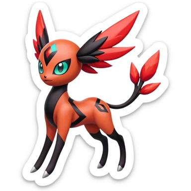 Meloetta-Yveltal-Pokémon-Fakémon-creature sticker