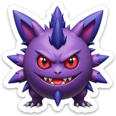 Venonat-Gengar-Genesect-Sableye-Noibat-fusion sticker