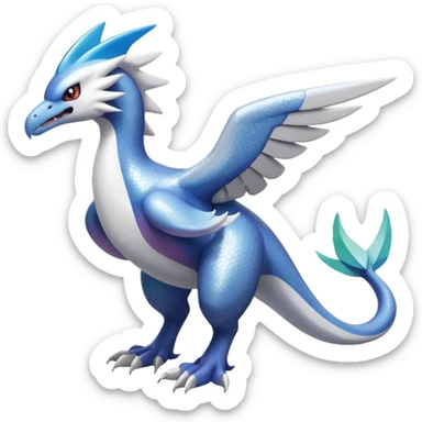 Silvally-Latios-Lugia-Fakémon-hybrid-creature (full body)  sticker