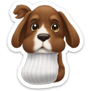 keren doesn't know what a sock is sticker