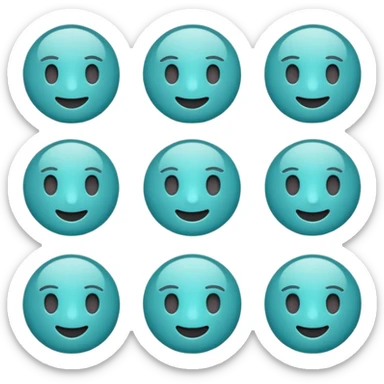 emoji pack, Minimalist outline icon, monoline style, thin clean contour, no shading, no gradients, transparent background, vector style, centered composition, flat design, elegant, premium, modern, color palette: aqua teal #40B2D6 and slate gray #2F3B3E, no text, no background, 512x512 sticker