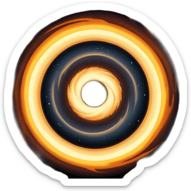 Un trou noir sticker