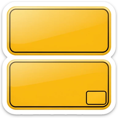 yellow ticket card  sticker