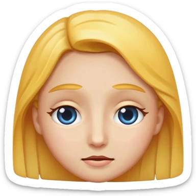 so like a sad face 🥺 and mix of this☺️ and this😔, like someone is sad because you ignore them but they have that cute smiley face with watery but not watery eyes and you cant say no to them, but make it classic emoji not woman or man emoji sticker