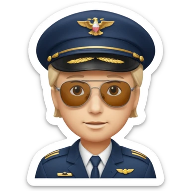 a civil pilot sticker