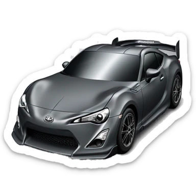 Radio Controlled Toyota 86 Batman’s favorite, shaped like a Formula One race car with exposed tires  sticker