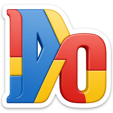 colorful preschool letters A, B, C in red, blue, and yellow sticker