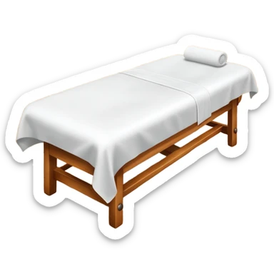 Massage on some special table sticker