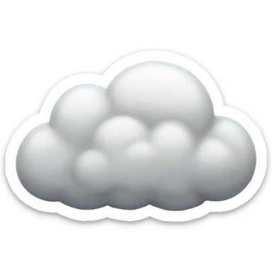 rain cloud sticker