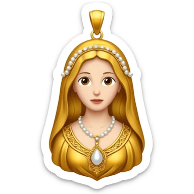 Mary Magdalene pendant sticker