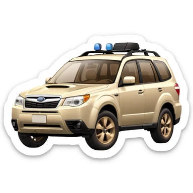 Subaru forester sepia forester sticker