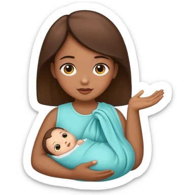 Um bebê loiras com asas sticker