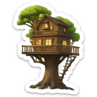 Treehouse sticker