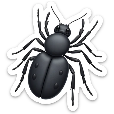 Verified black tick sticker