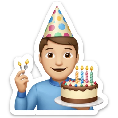 I want to birthday wish my boyfriend  sticker