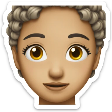 Cute demure bow sticker