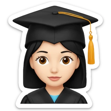 knitting hat that wear on graduation year from university without person, only hat sticker