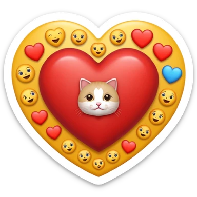 Romantic animated sticker
Heart in the center ❤️
Cute emojis around 😗😏🥰😍👨‍❤️‍👨😘😚
Fancy Persian text:
نازنین هیچوقت ولت نمی‌کنم
Soft animation, love style sticker