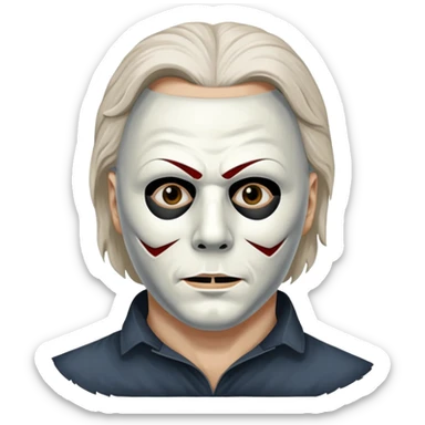 michael myers halloween sticker
