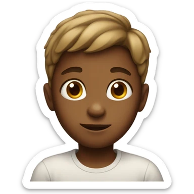 Kid that drools a lot with big ears sticker