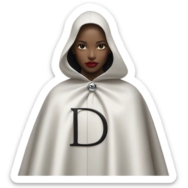 Dior logo on the cape sticker