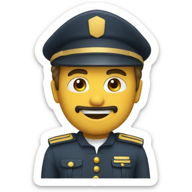 Create an emoji  lieutenant sticker
