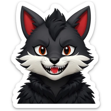 Edgy sharp anthro furry by Falvie, LiLaiRa, AngieWolf sticker