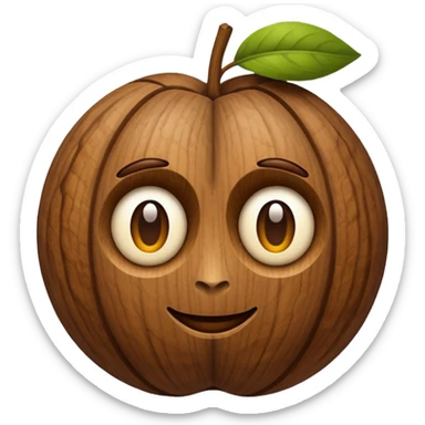 nut emoji sticker