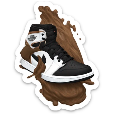 Jordan 1 X travis scott sticker