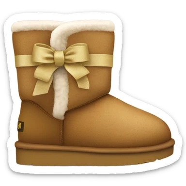 Uggs avec un ruban sticker