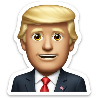 President Donald Trump sticker