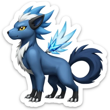 Luxray-Manectric-Absol-fusion, full body sticker