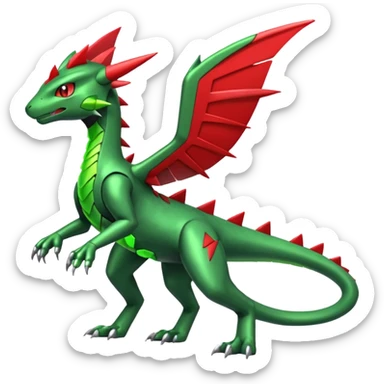 Vikavolt-Peppercat-Sceptile-Genesect-Miraidon-fusion, full body sticker