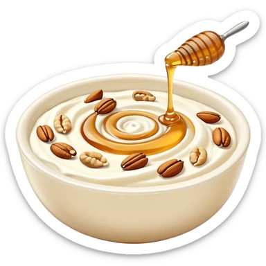 Yogurt greco e frutta secca sticker