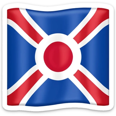 Make a emoji flag of tokushima (district of Japan) sticker