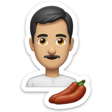 Pedro Sanchez eat chorizo sticker