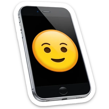 big hotspot sign displayed prominently on a mobile phone screen, clear and bold, suitable for an icon or emoji sticker