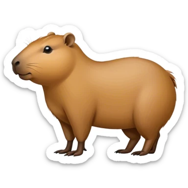 Capybara sticker