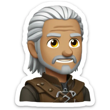 Geralt of Rivia bayou sticker