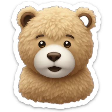 Ours en peluche sticker