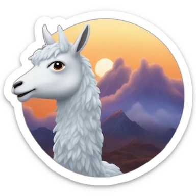 una persona con actitud triunfalista, con los brazos alzados al cielo rodeado de llamas de fuego sticker