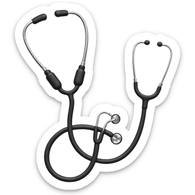 Deixe esse emoji "🩺" preto e branco  sticker