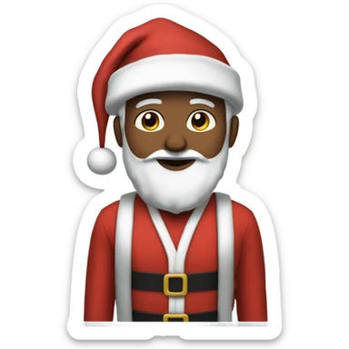 Me dressed as Santa Claus  sticker
