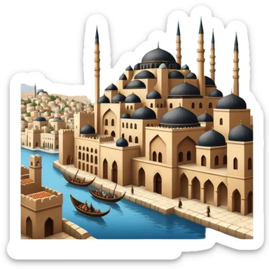 The Ottoman Empire in the year 1453The year of the Ottoman Empire 1453  sticker