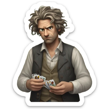 degenerate gambler sticker