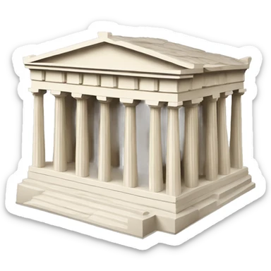 Acropolis of Athens Monument sticker