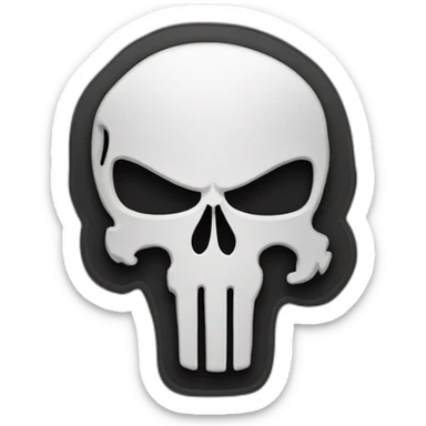 punisher skull sticker