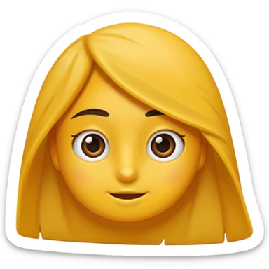 Bir baş örtülü büyükanne sticker