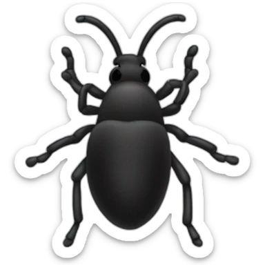 Black tick ✔️ sticker